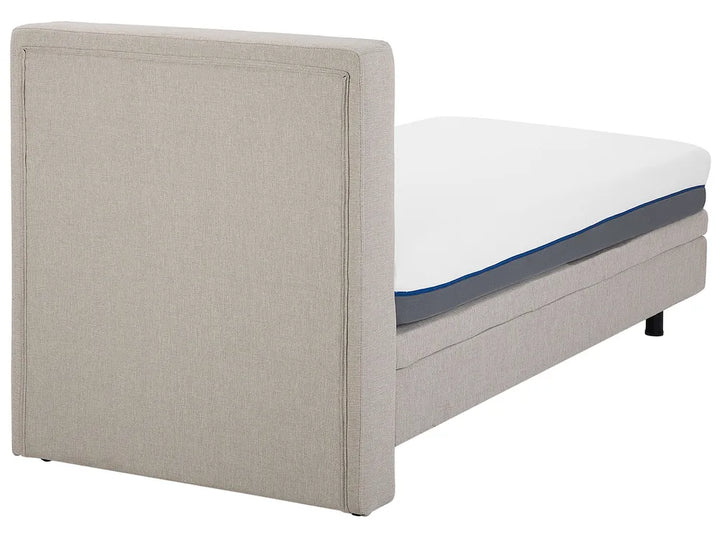 Adjustable Bed Fabric 90 x 200 cm (EU Single) Beige Fehi