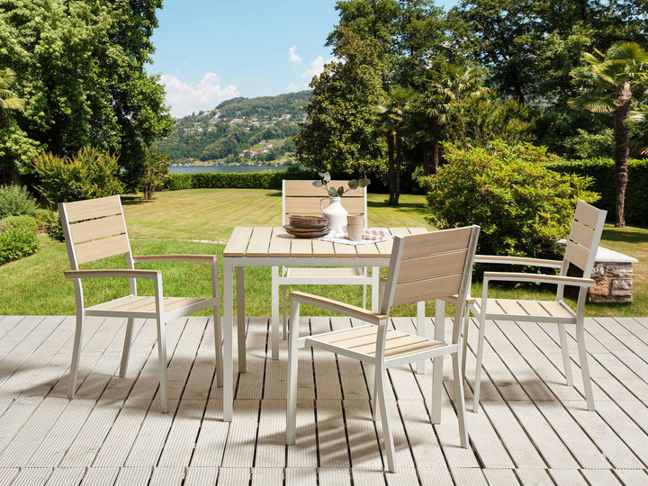 Prato Garden Dining Table 95 cm 95 cm Beige