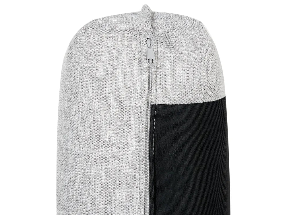 Corner Sofa 3 Seater Linen Light Grey Right Hand Gotthold