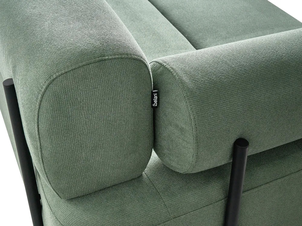 Sofa 2 Seater Fabric Light Green Lorna
