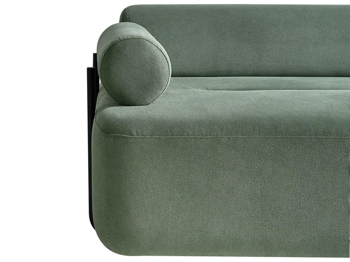 Sofa 2 Seater Fabric Light Green Lorna