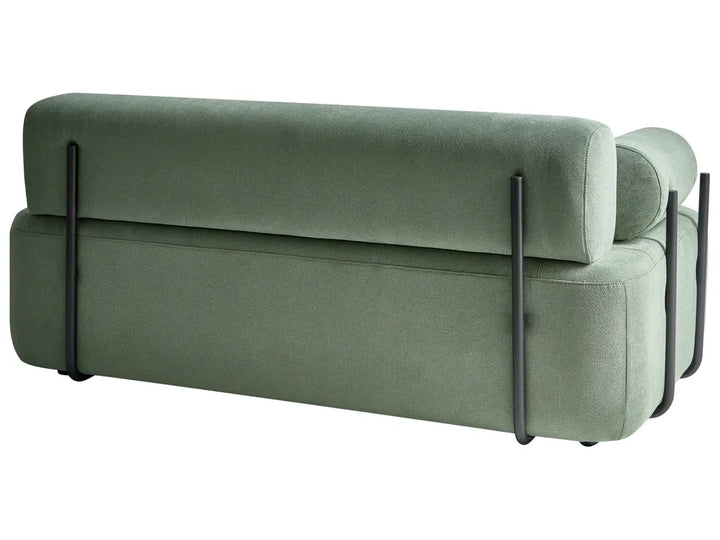 Sofa 2 Seater Fabric Light Green Lorna