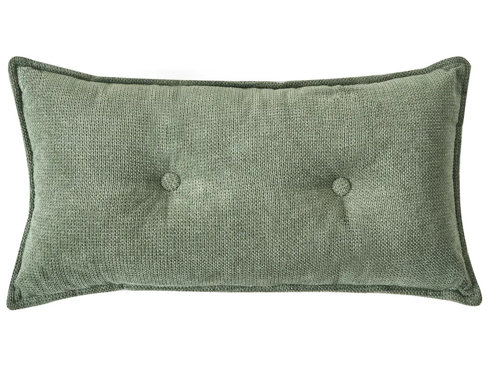 Corner Sofa 3 Seater Chenille Dark Green Right Hand Rafael