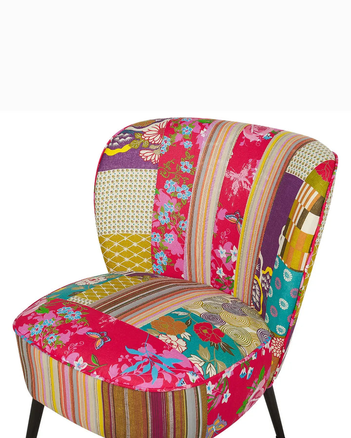 Armchair Fabric Multicolour Smelda