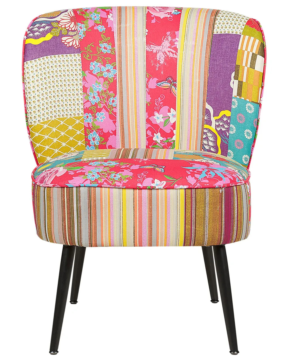 Armchair Fabric Multicolour Smelda