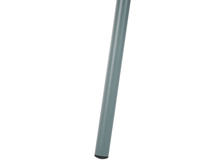 Calvi Garden Dining Table 160 cm 90 cm Metal Light Blue