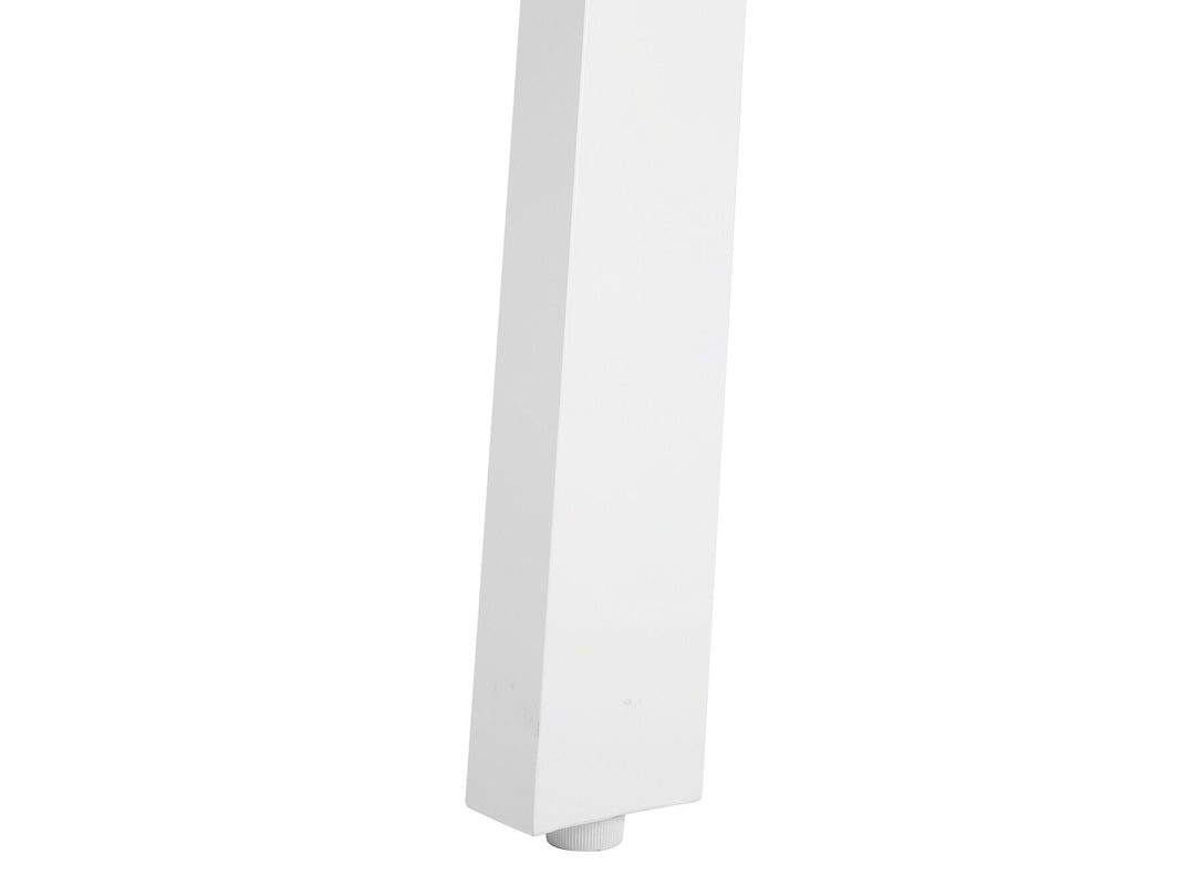 Pereta Extending Garden Dining Table 175/255 cm 100 cm Metal Light Grey