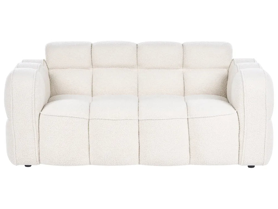 White sofa on a white background
