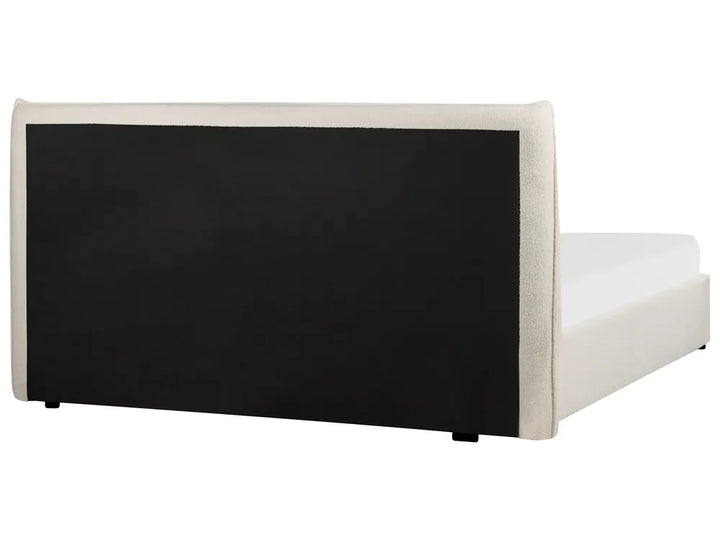Ottoman Bed Boucle 180 x 200 cm (EU Super King) Off-White Ameire