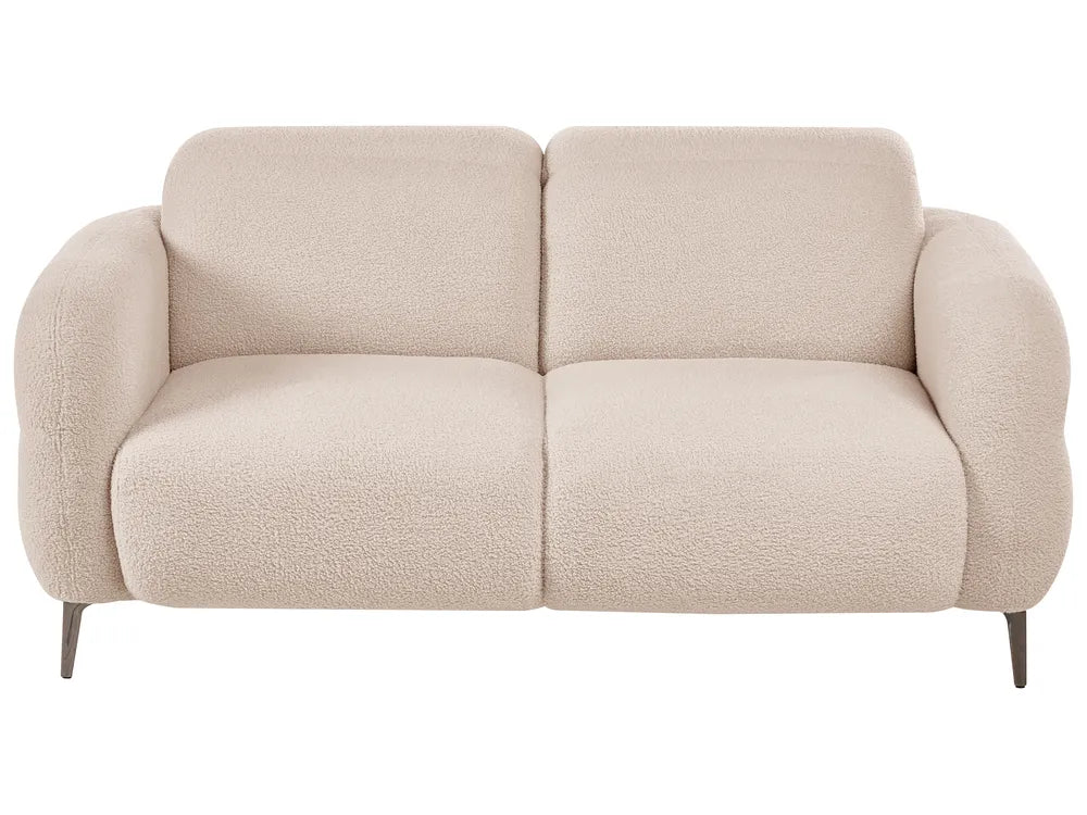 Sofa 2 Seater Boucle Beige Brytnee