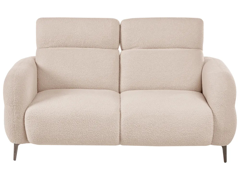 Beige sofa on a white background