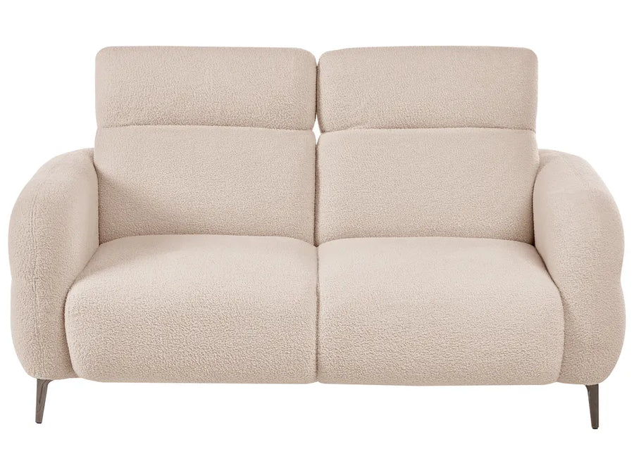 Beige sofa on a white background