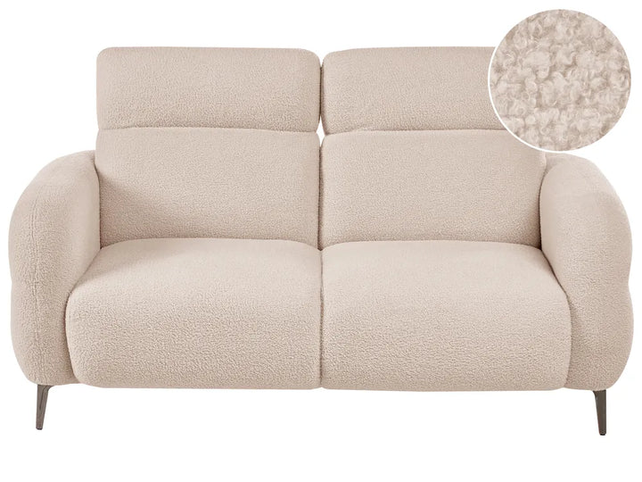 Sofa 2 Seater Boucle Beige Brytnee