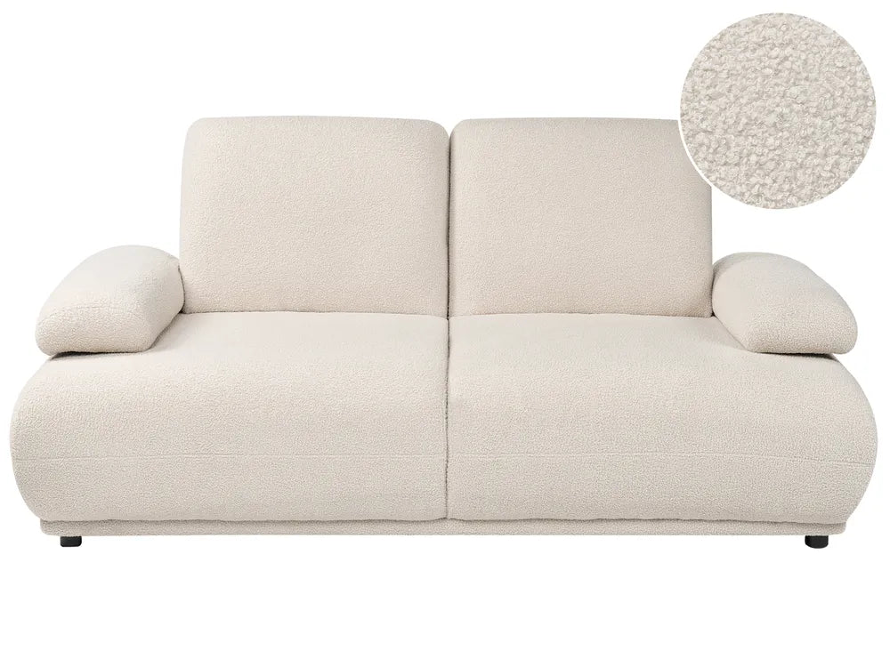 Sofa 2 Seater Boucle Off-White Orella