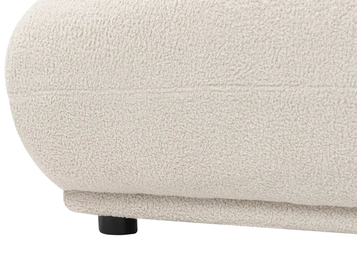 Sofa 2 Seater Boucle Off-White Orella