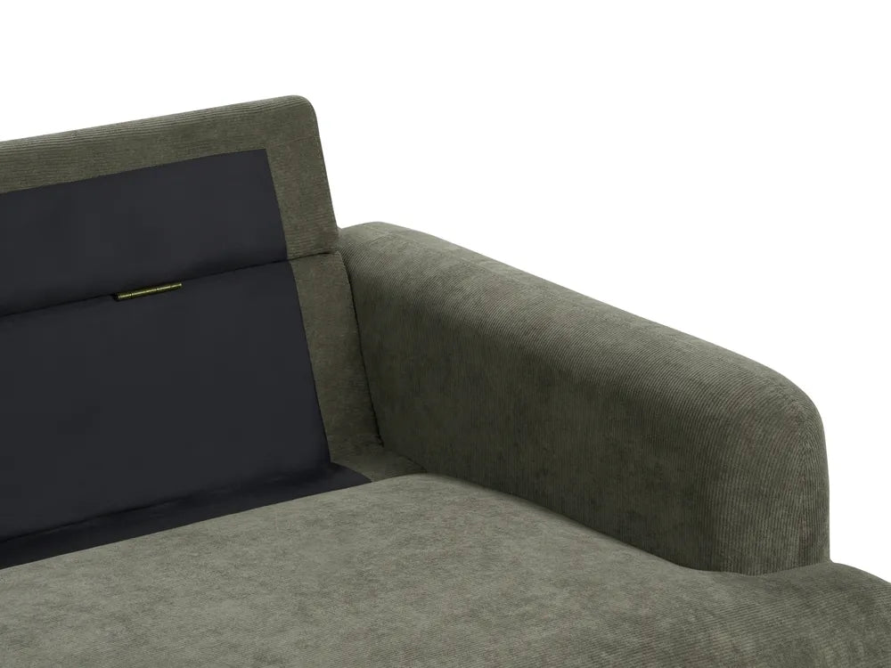 Sofa 2 Seater Corduroy Dark Green Carlan
