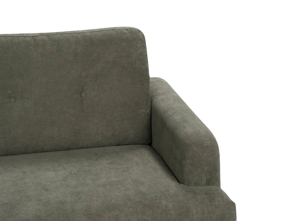 Sofa 2 Seater Corduroy Dark Green Carlan