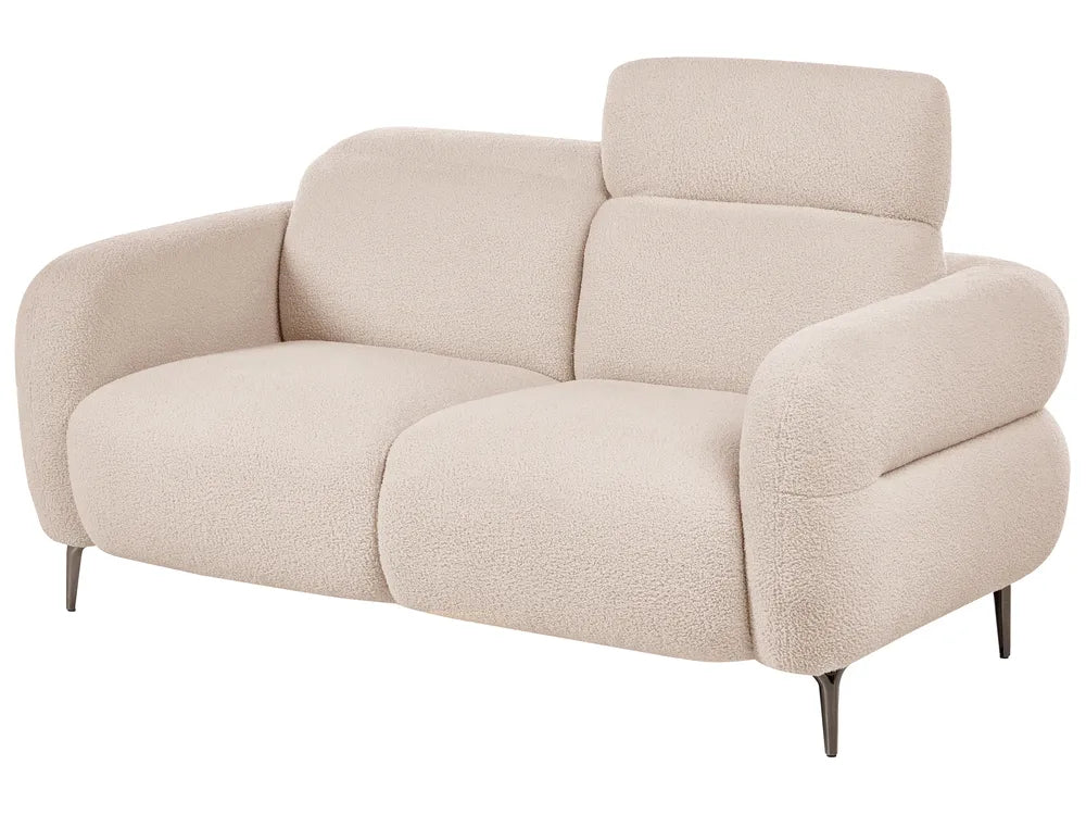 Sofa 2 Seater Boucle Beige Brytnee
