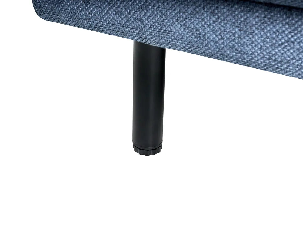 Sofa 2 Seater Fabric Dark Blue Gilardo