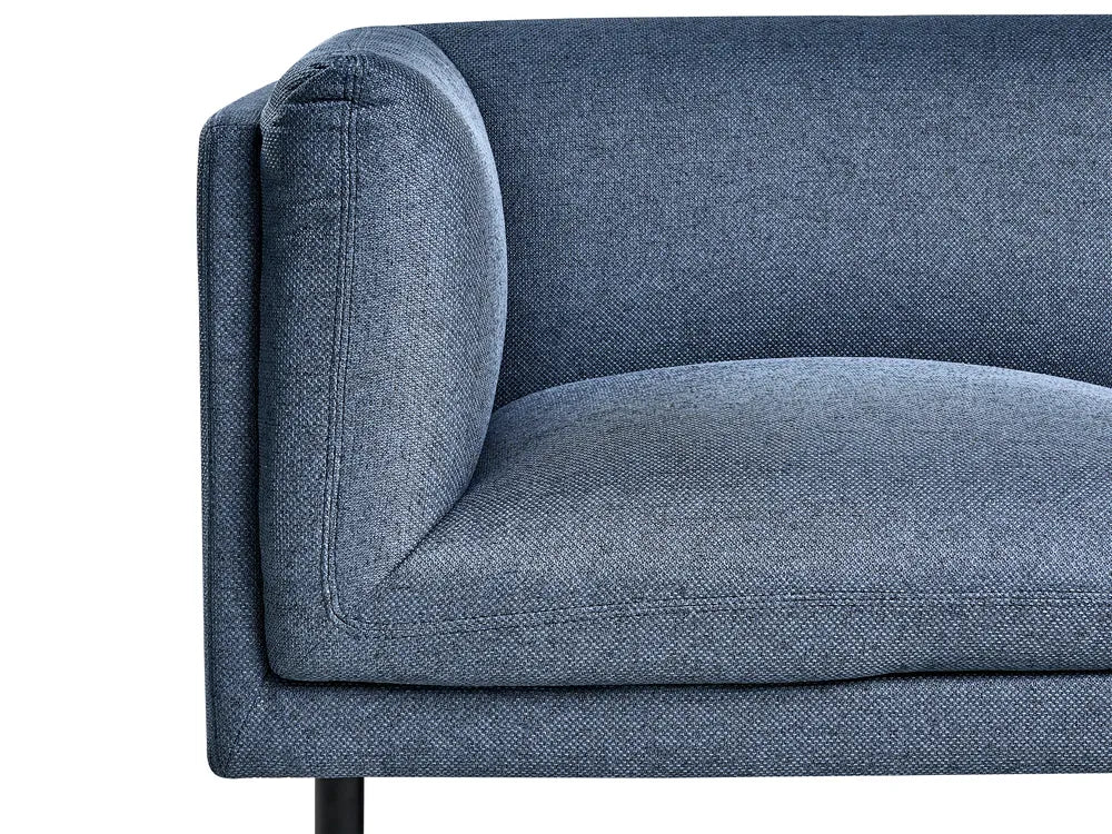 Sofa 2 Seater Fabric Dark Blue Gilardo