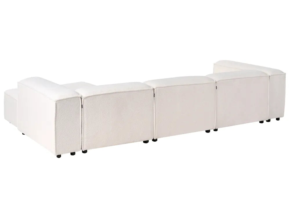 Modular Corner Sofa 4 Seater Boucle Off-White Right Hand Oakham