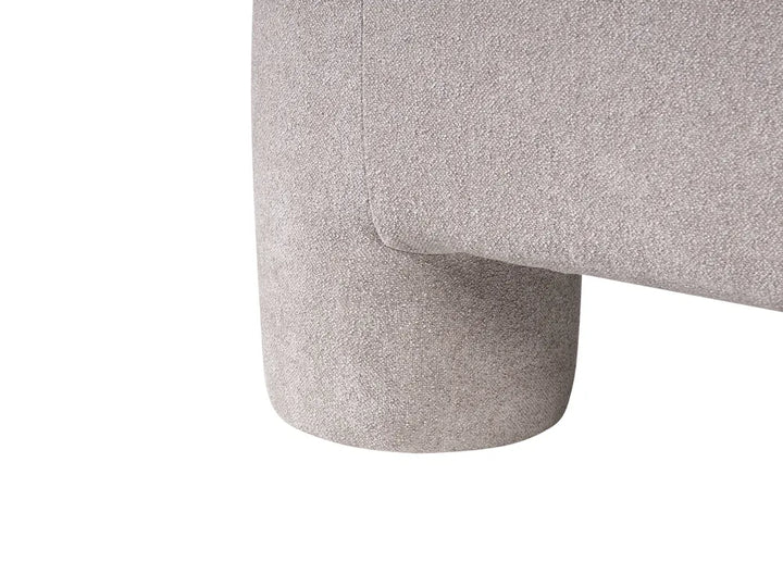 Sofa 2 Seater Fabric Beige Latichia