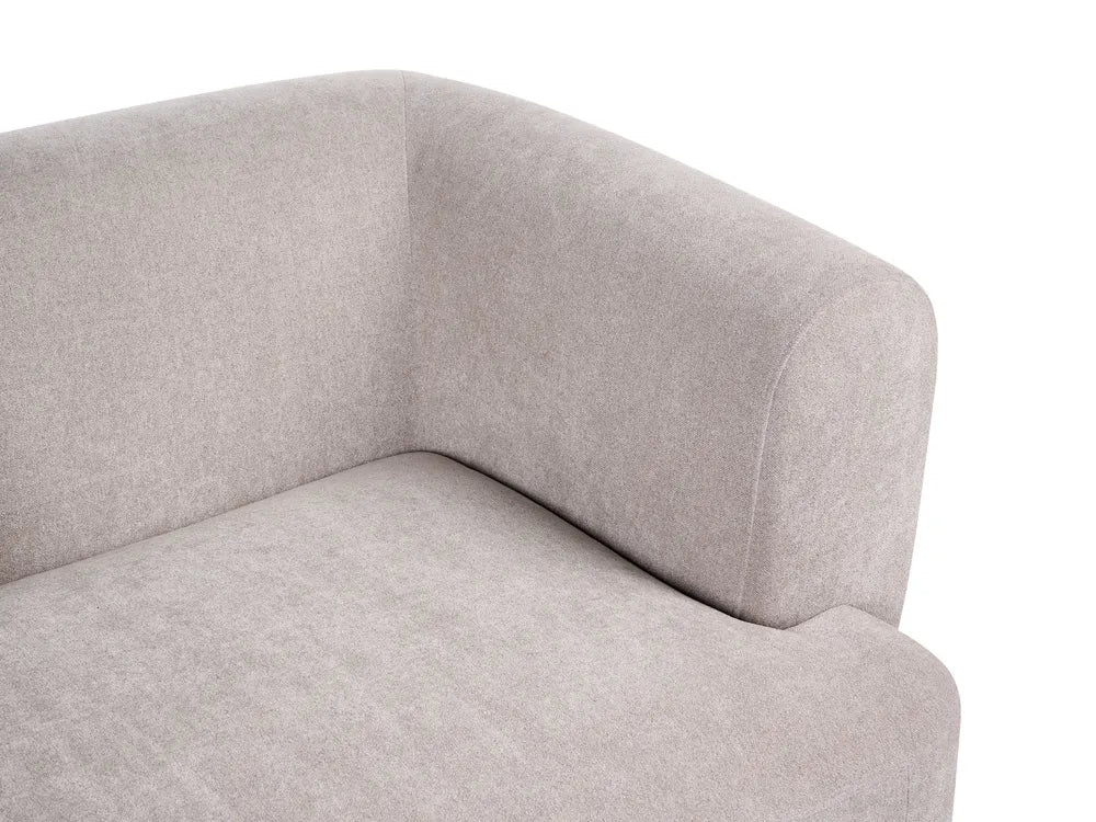 Sofa 2 Seater Fabric Beige Latichia