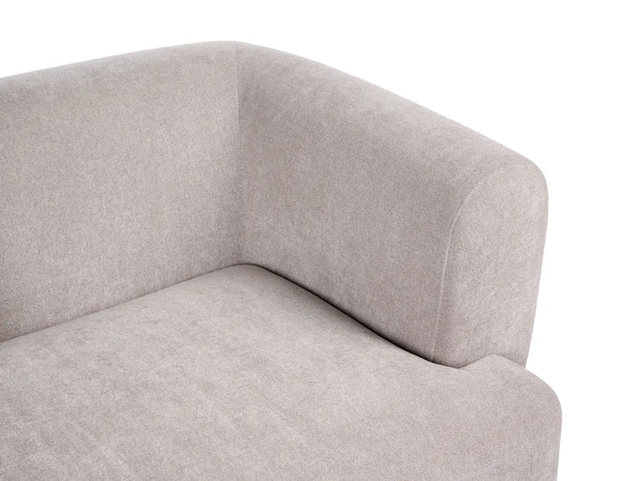 Sofa 2 Seater Fabric Beige Latichia