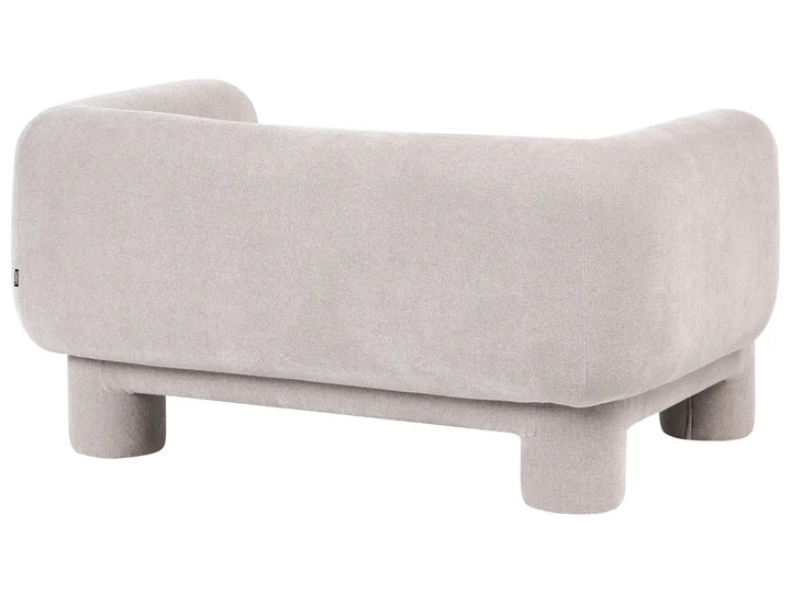 Sofa 2 Seater Fabric Beige Latichia