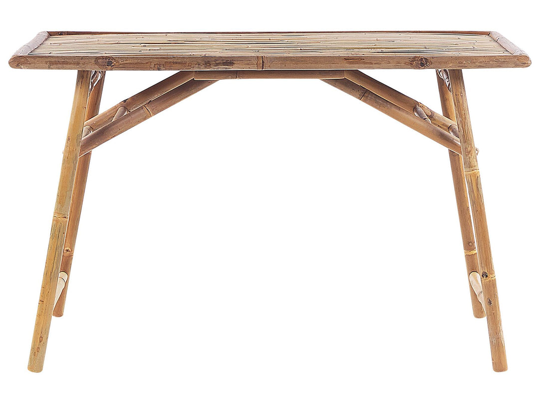 Molise Garden Dining Table 120 cm 69 cm Bamboo Wood Light Brown