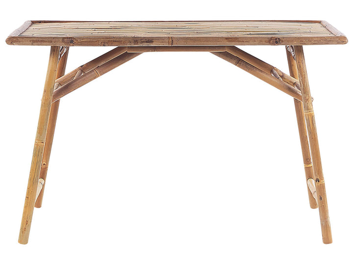 Molise Garden Dining Table 120 cm 69 cm Bamboo Wood Light Brown