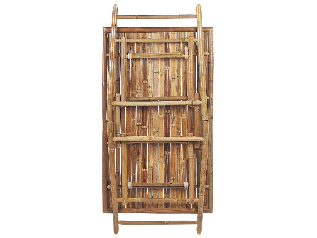 Molise Garden Dining Table 120 cm 69 cm Bamboo Wood Light Brown