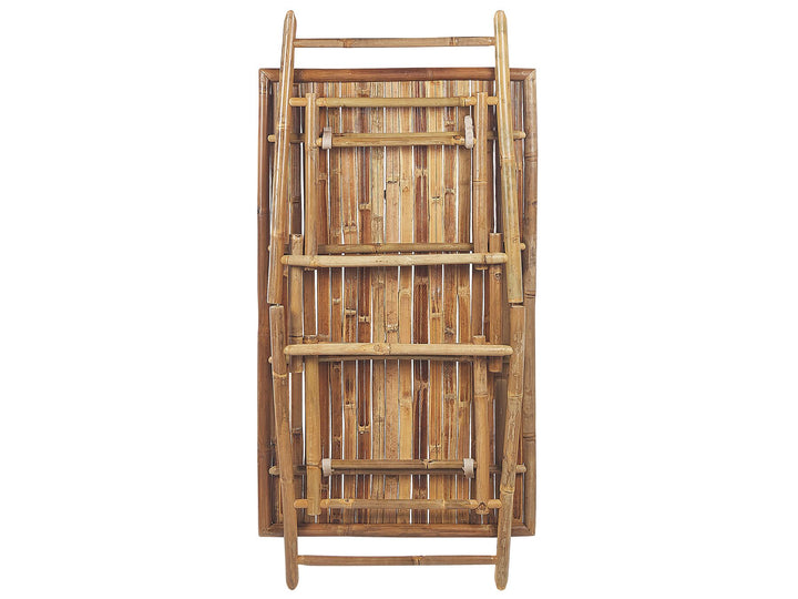 Molise Garden Dining Table 120 cm 69 cm Bamboo Wood Light Brown