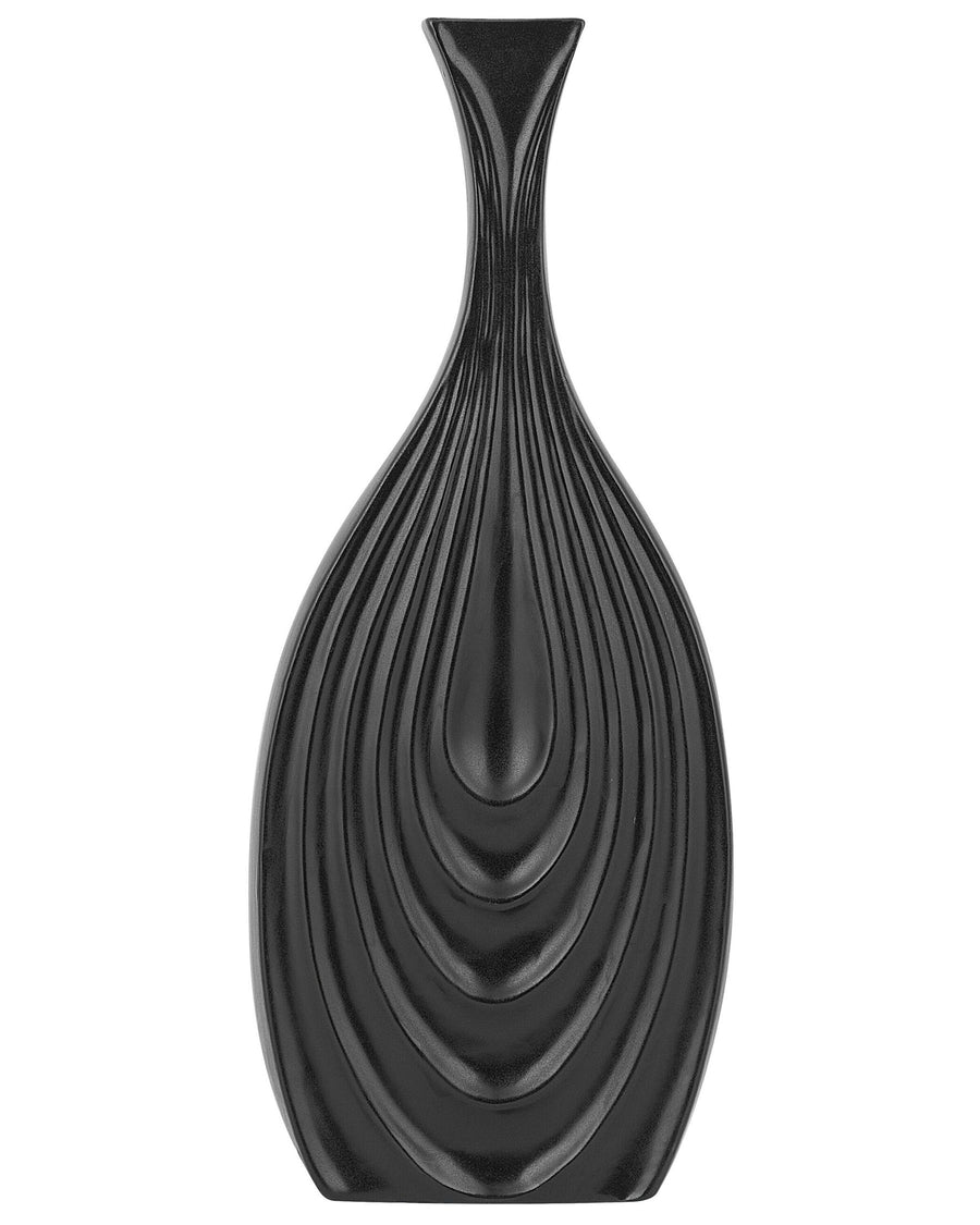 Thapsus Decorative Vase Ceramic 39 cm Black