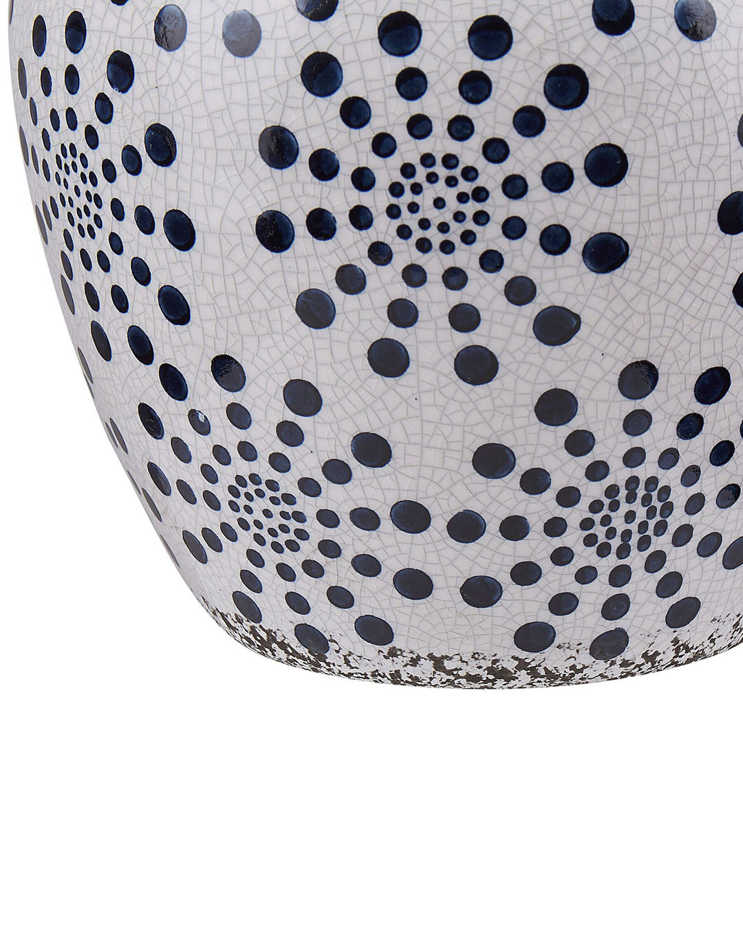 Miletos Flower Vase Stoneware 19 cm White
