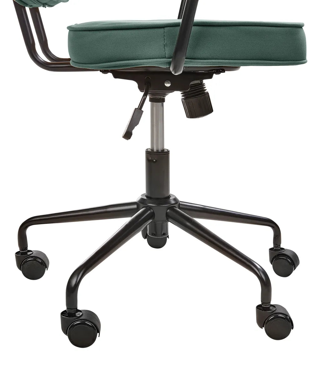 Desk Chair Fabric Dark Green Laurren