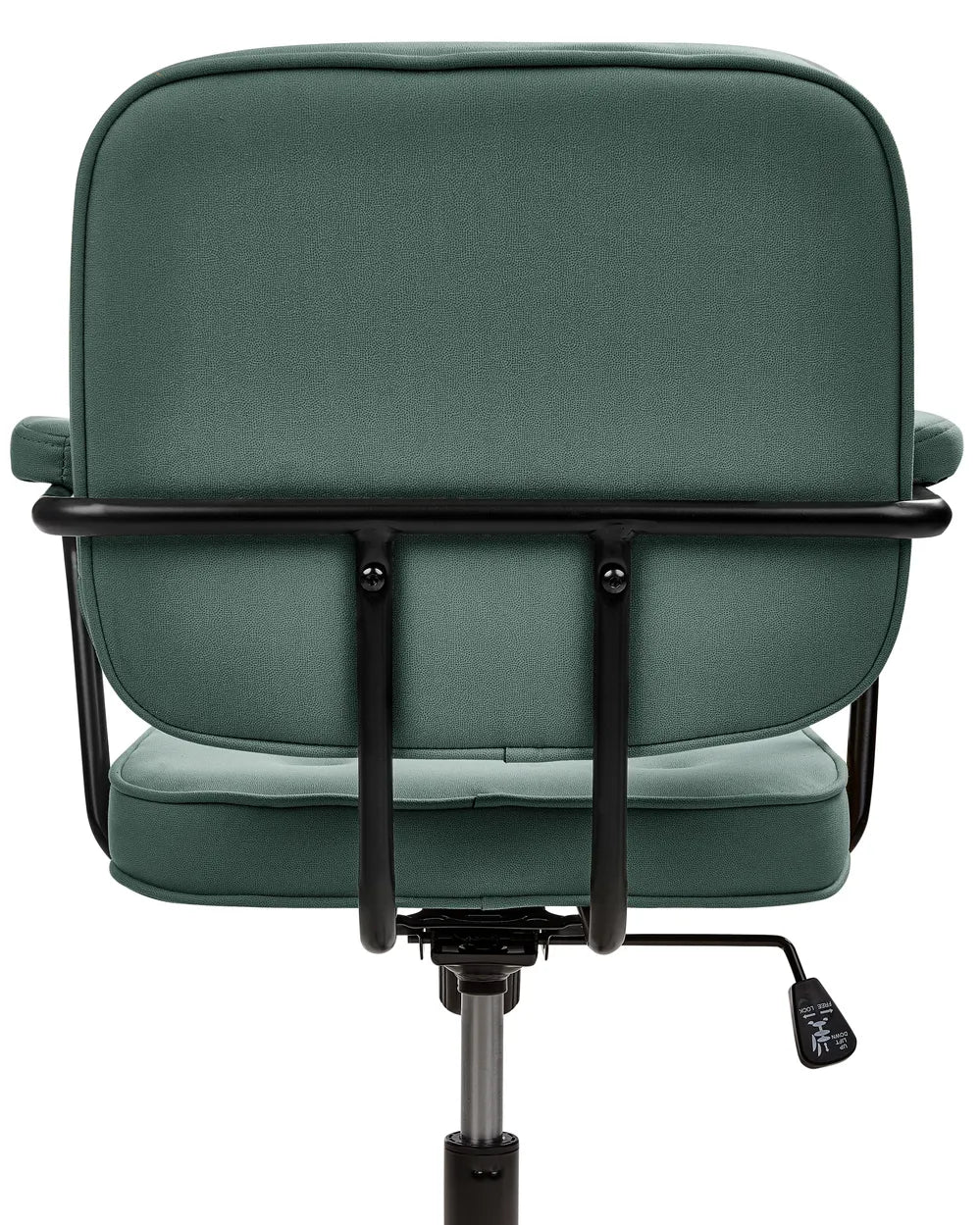 Desk Chair Fabric Dark Green Laurren