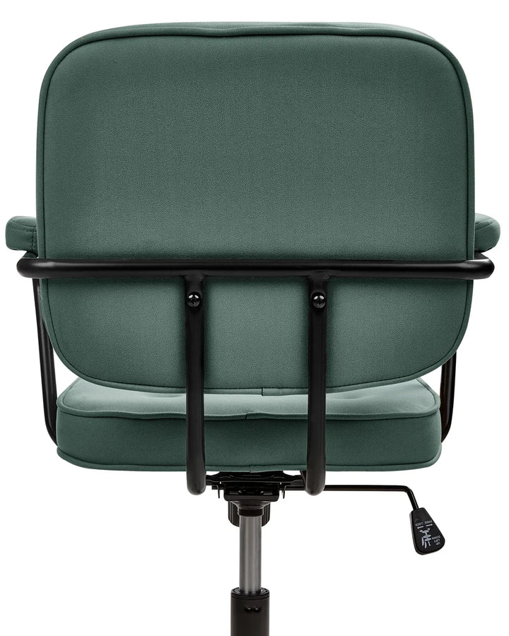 Desk Chair Fabric Dark Green Laurren