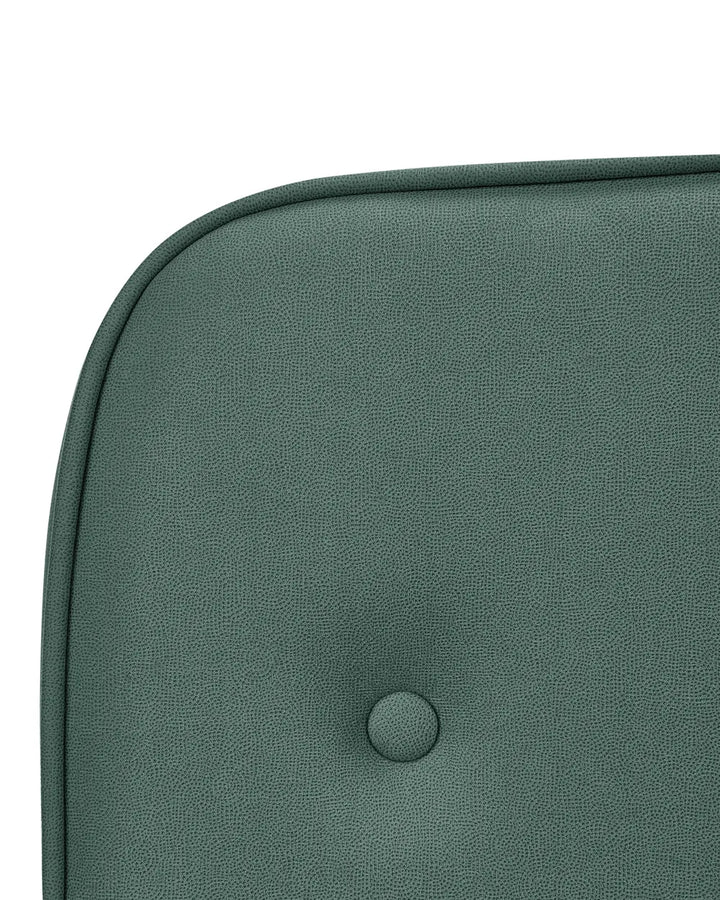 Desk Chair Fabric Dark Green Laurren