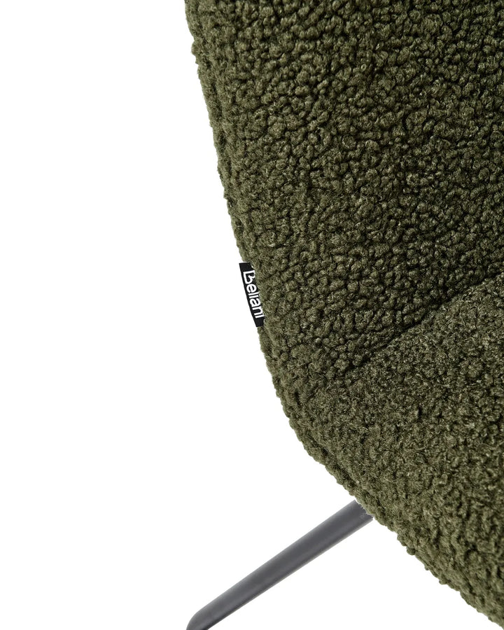 Armchair Boucle Dark Green Claire