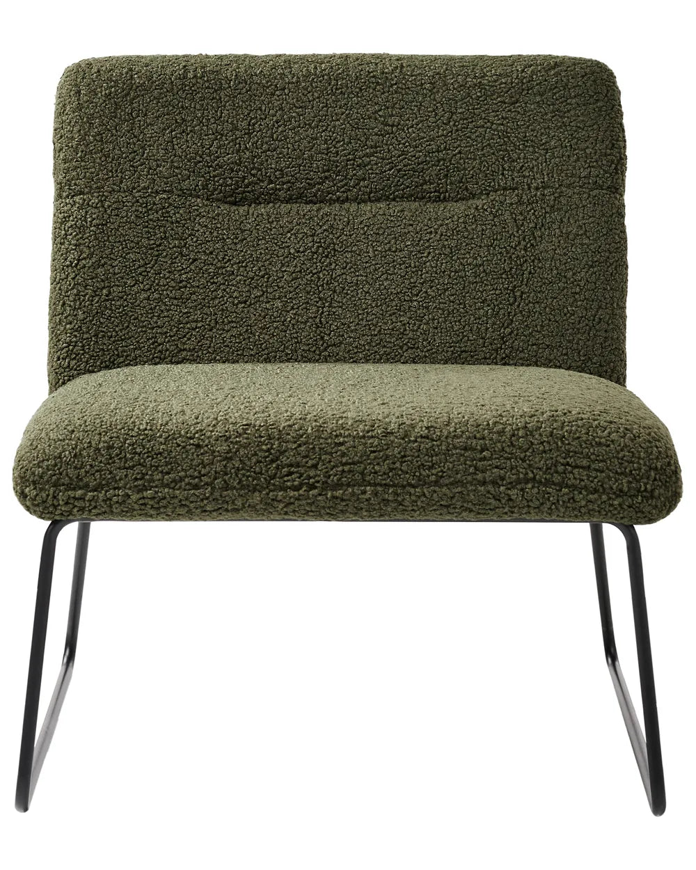 Armchair Boucle Dark Green Claire