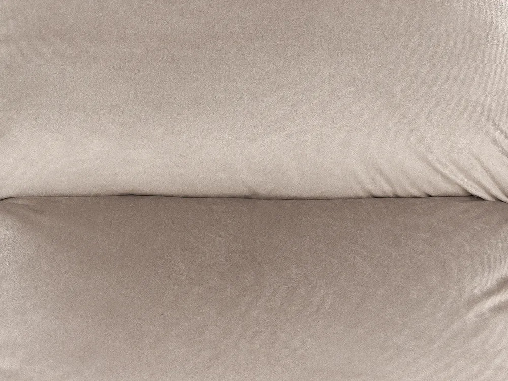 Manual Recliner Sofa 3 Seater Velvet Taupe Linnzi