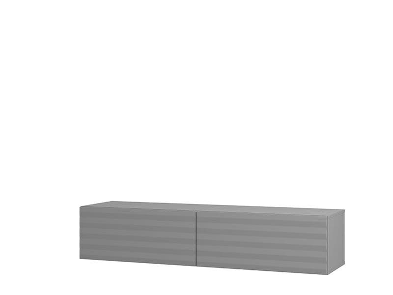 Chindi Graphite Grey Wall Mounted Floating Wide Large TV Unit