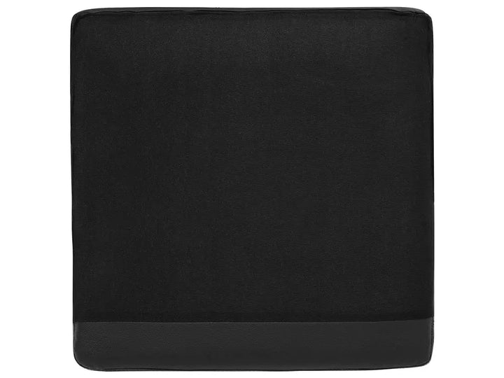 Sofa 2 Seater Leather Black Ambler