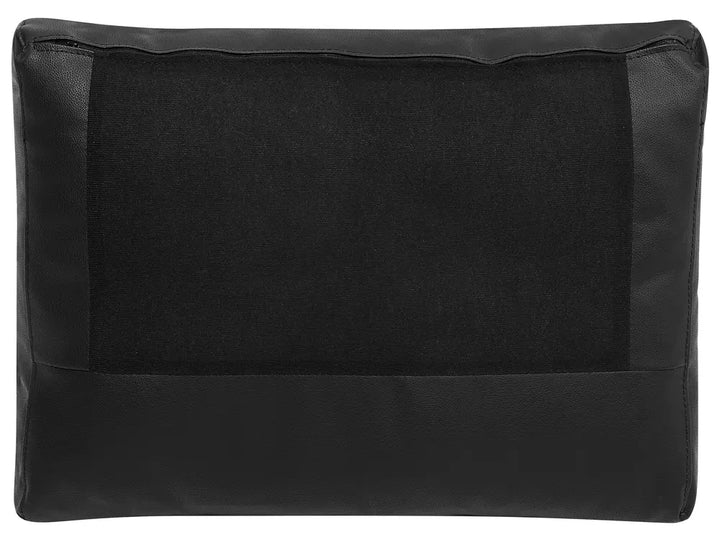 Sofa 2 Seater Leather Black Ambler