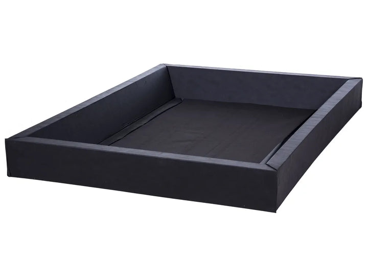 Waterbed Velvet 180 x 200 cm (EU Super King) Black Duluth