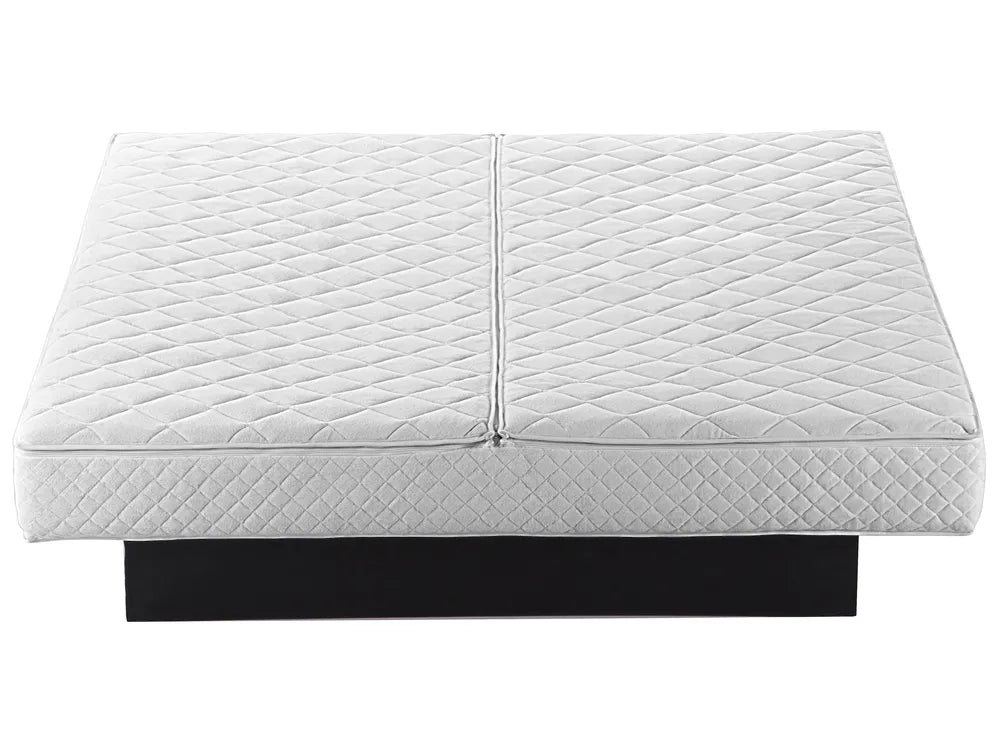 Waterbed Velvet 180 x 200 cm (EU Super King) Black Duluth