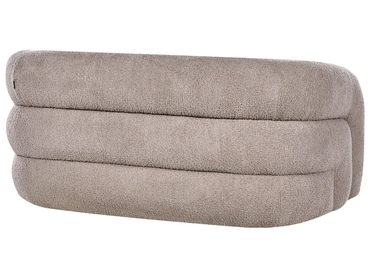 Sofa 2 Seater Boucle Taupe Idalynn