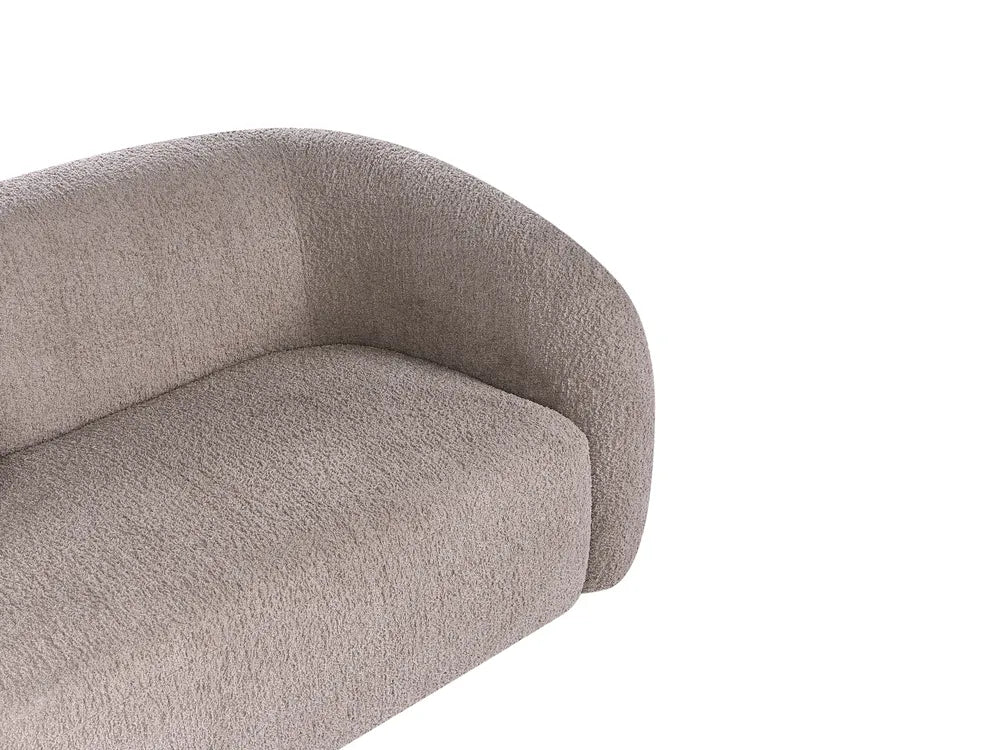 Sofa 2 Seater Boucle Taupe Idalynn