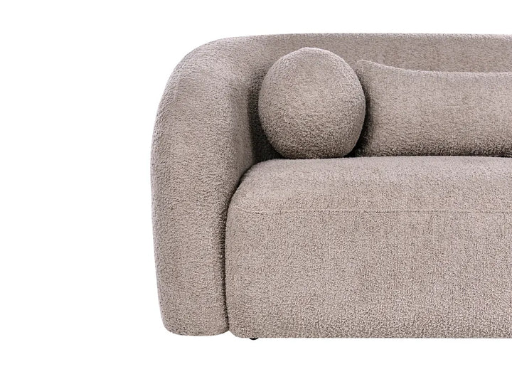 Sofa 2 Seater Boucle Taupe Idalynn